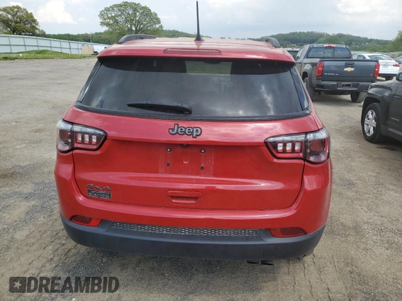 2021 Jeep Compass 80th Anniversary with VIN 3C4NJDEBXMT532899, listed as a Copart auction lot 55304905 with 44,299 mi miles and Salvage title. Bid and sale history available at DreamBid. Image 6.