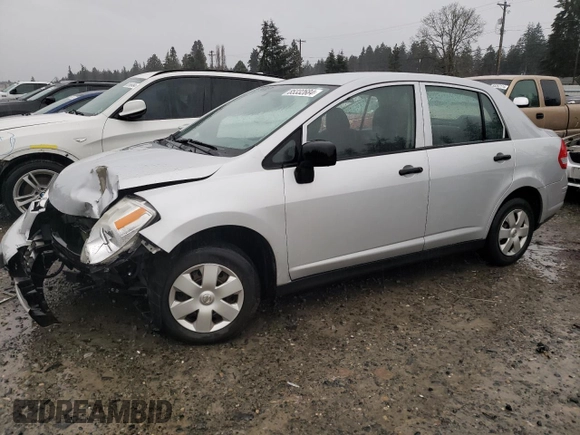 2009 Nissan Versa 1.6 with VIN 3N1CC11E19L442311, listed as a Copart auction lot 85332684 with 90,391 mi miles and Salvage Title. Bid and sale history available at carsss.com. Image 1.