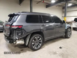 2021 Jeep Grand Cherokee Overland with VIN 1C4RJKDG3M8188009, listed as a Copart auction lot 65584584 with 39,438 mi miles and Salvage title. Bid and sale history available at DreamBid. Image 3.