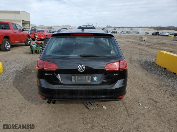 2015 Volkswagen Golf SportWagen TSI SE with VIN 3VWC17AU4FM502534, listed as a Copart auction lot 42201003 with 112,635 mi miles. Bid and sale history available at carsss.com. Image 6.