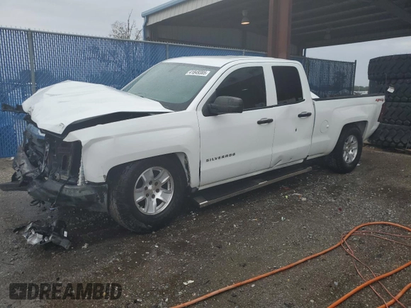 2017 Chevrolet Silverado 1500 Work Truck with VIN 1GCVKNEHXHZ145016, listed as a Copart auction lot 41849385 with 131,222 mi miles and Salvage Title. Bid and sale history available at carsss.com. Image 1.