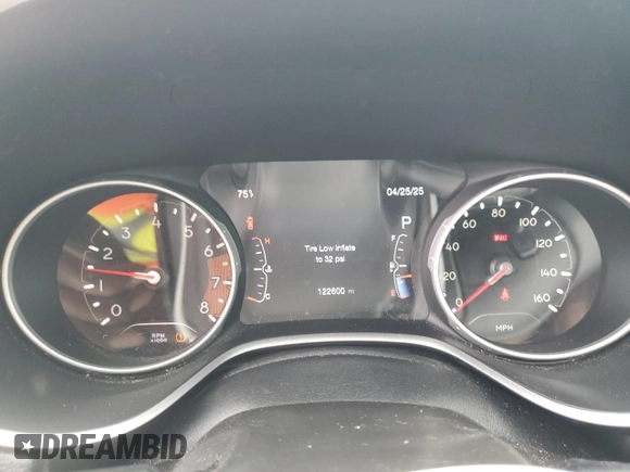 2018 Jeep Compass Sport с VIN 3C4NJDAB4JT440852, выставлен на аукционе Copart как лот 54449415 с пробегом 122 600 миль миль и На запчасти • Non repairable. История ставок и продаж доступна на DreamBid. Изображение 9.