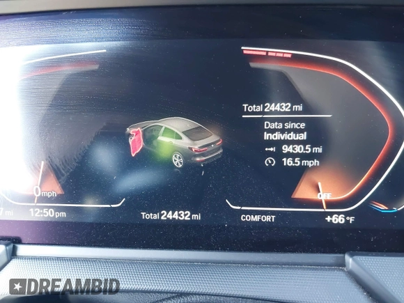2022 BMW 2 Series 228i with VIN WBA53AK00N7K45327, listed as a IAAI auction lot 41557762 with 24,432 mi miles and . Bid and sale history available at DreamBid. Image 15.