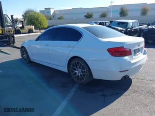 2014 BMW 5 Series 528i with VIN WBA5A5C55ED509201, listed as a IAAI auction lot 41101093 with 1 mi miles. Bid and sale history available at carsss.com. Image 3.
