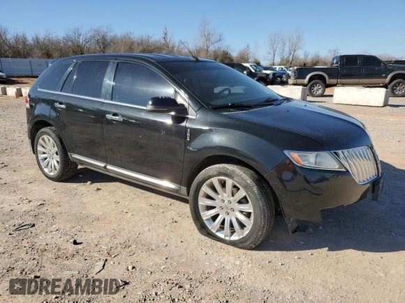 2013 Lincoln MKX with VIN 2LMDJ6JK4DBL25255, listed as a Copart auction lot 48297795 with 166,849 mi miles and Salvage Title. Bid and sale history available at carsss.com. Image 4.