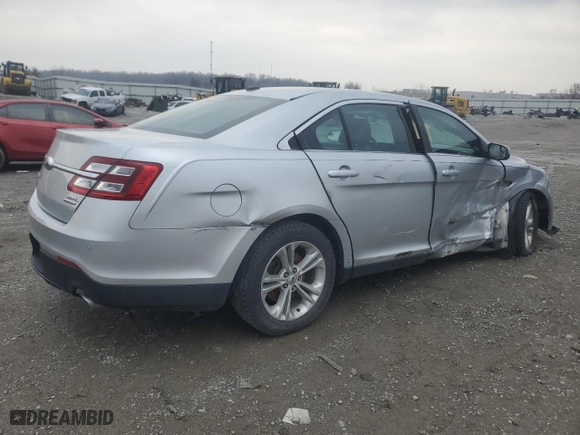 2018 Ford Taurus SEL with VIN 1FAHP2E87JG115069, listed as a Copart auction lot 43984885 with 136,511 mi miles and Salvage Title. Bid and sale history available at carsss.com. Image 3.