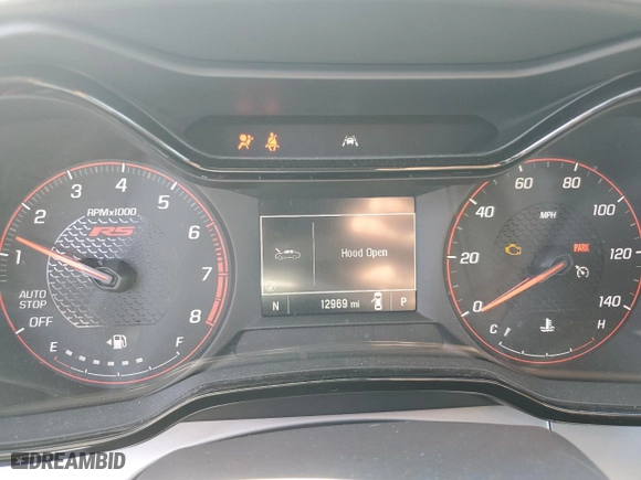 2024 Chevrolet Trax 1RS with VIN KL77LGE27RC065915, listed as a Copart auction lot 47749545 with 12,969 mi miles and Salvage Title. Bid and sale history available at carsss.com. Image 9.