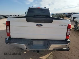 2022 Ford F-250 XL with VIN 1FT7W2BT6NEC15036, listed as a Copart auction lot 43412835 with 133,478 mi miles and Salvage title. Bid and sale history available at DreamBid. Image 6.