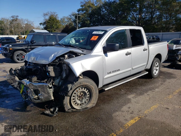 2011 Nissan Titan SL with VIN 1N6AA0EC3BN314510, listed as a Copart auction lot 41636015 with 186,581 mi miles and Salvage Title. Bid and sale history available at carsss.com. Image 1.