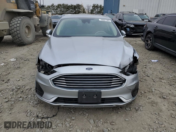 2020 Ford Fusion Hybrid SEL with VIN 3FA6P0MU8LR158261, listed as a Copart auction lot 49091385 with 0 mi miles and Salvage Title. Bid and sale history available at carsss.com. Image 5.