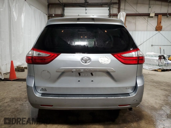 2016 Toyota Sienna LE AAS with VIN 5TDKK3DC5GS697794, listed as a Copart auction lot 50145565 with 96,273 mi miles and Salvage Title. Bid and sale history available at carsss.com. Image 6.