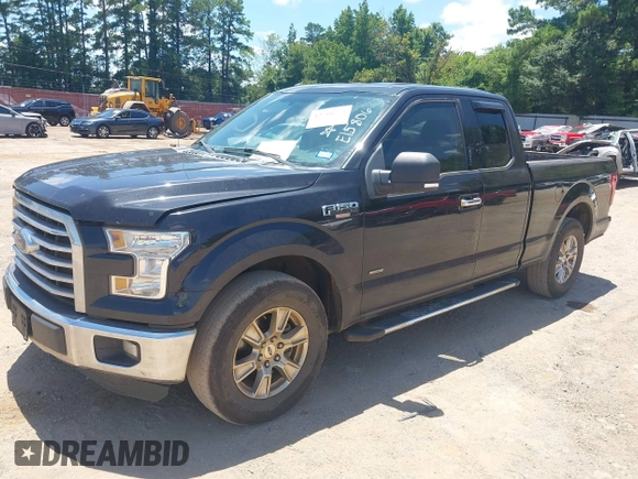 2015 Ford F-150 XL with VIN 1FTEX1CP6FKE15806, listed as a IAAI auction lot 42786772 with 265,485 mi miles and . Bid and sale history available at DreamBid. Image 2.