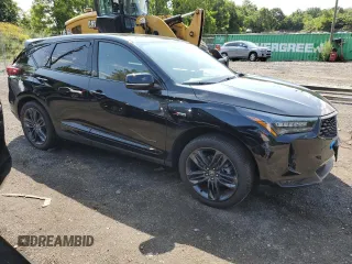 2023 Acura RDX w/A-Spec Package with VIN 5J8TC2H68PL021729, listed as a Copart auction lot 79398404 with 3,493 mi miles and Salvage title. Bid and sale history available at DreamBid. Image 4.