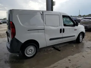 2017 Ram ProMaster City Cargo Tradesman with VIN ZFBERFAB5H6D29435, listed as a Copart auction lot 61988835 with 207,755 mi miles and Salvage title. Bid and sale history available at DreamBid. Image 3.