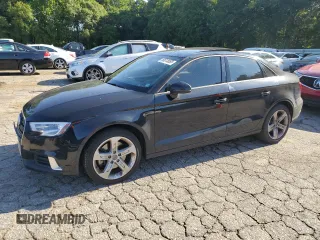 2018 Audi A3 Sedan Premium with VIN WAUAUGFF1J1030114, listed as a Copart auction lot 59615893 with 65,009 mi miles. Bid and sale history available at carsss.com. Image 1.