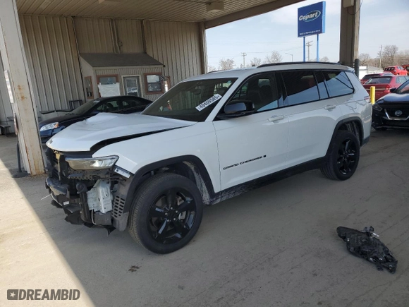 2023 Jeep Grand Cherokee L Altitude with VIN 1C4RJKAG9P8851740, listed as a Copart auction lot 49409585 with 43,890 mi miles and Salvage Title. Bid and sale history available at carsss.com. Image 1.