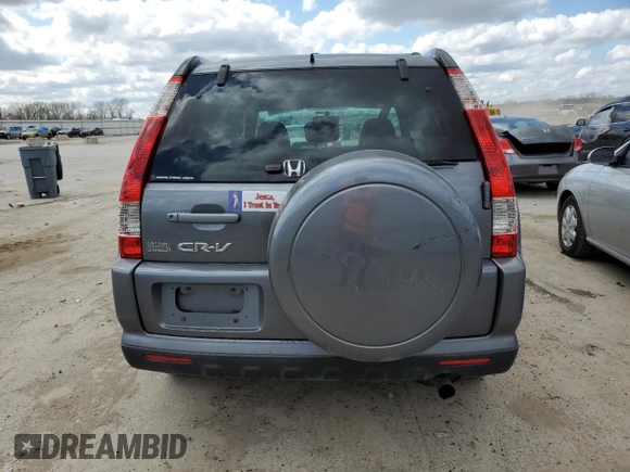 2005 Honda CR-V EX SE with VIN JHLRD78915C052429, listed as a Copart auction lot 51222935 with 260,125 mi miles and Salvage Title. Bid and sale history available at DreamBid. Image 6.