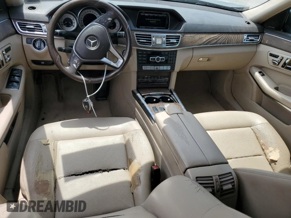 2014 Mercedes-Benz E-Class E 350 Sport with VIN WDDHF5KB0EA841353, listed as a Copart auction lot 53307615 with 234,042 mi miles and Salvage Title. Bid and sale history available at carsss.com. Image 8.