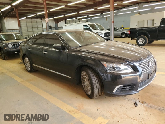 2013 Lexus LS 460 L with VIN JTHDL5EF7D5006064, listed as a Copart auction lot 54825875 with 151,236 mi miles and Salvage title. Bid and sale history available at DreamBid. Image 4.