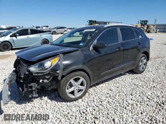 2019 Kia Niro LX with VIN KNDCB3LC3K5240941, listed as a Copart auction lot 47689865 with 59,519 mi miles and Salvage Title. Bid and sale history available at DreamBid. Image 1.