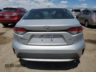 2022 Toyota Corolla LE with VIN 5YFEPMAEXNP313394, listed as a Copart auction lot 53309875 with 57,507 mi miles and Salvage Title. Bid and sale history available at carsss.com. Image 6.
