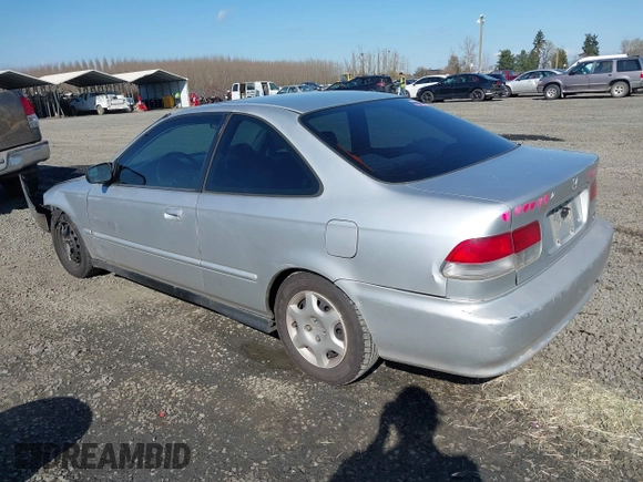 1999 Honda Civic EX with VIN 1HGEJ8242XL025414, listed as a IAAI auction lot 41736378 with 206,342 mi miles. Bid and sale history available at carsss.com. Image 3.