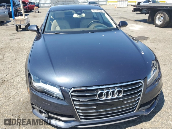 2012 Audi A7 Prestige with VIN WAU3GAFC8CN169767, listed as a Copart auction lot 64520035 with 123,538 mi miles and Salvage title. Bid and sale history available at DreamBid. Image 5.