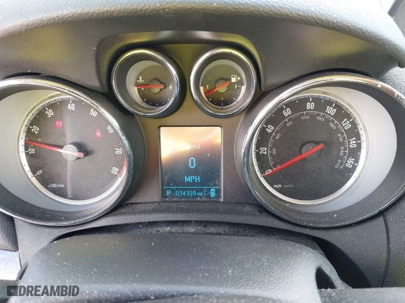 2016 Buick Encore with VIN KL4CJASB7GB708401, listed as a IAAI auction lot 41344044 with 34,399 mi miles. Bid and sale history available at carsss.com. Image 7.