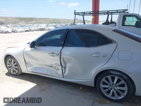 2015 Lexus IS 250 with VIN JTHBF1D26F5047715, listed as a IAAI auction lot 42123104 with 176,827 mi miles. Bid and sale history available at carsss.com. Image 6.