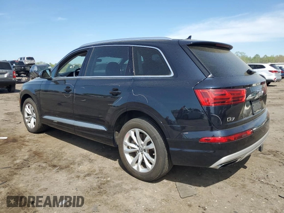 2017 Audi Q7 Premium Plus with VIN WA1LABF72HD053565, listed as a Copart auction lot 53044095 with 58,753 mi miles and Salvage Title. Bid and sale history available at DreamBid. Image 2.
