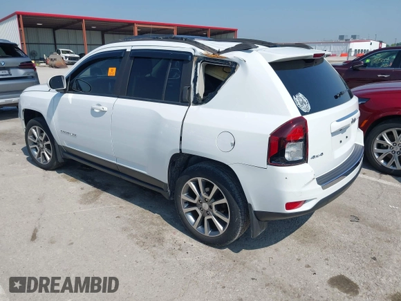 2016 Jeep Compass High Altitude z VIN 1C4NJDEB8GD534564, wystawiony jako IAAI lot #42384328 z przebiegiem 74 953 mil mil oraz . Historia ofert i sprzedaży dostępna na DreamBid. Obrazek 3.