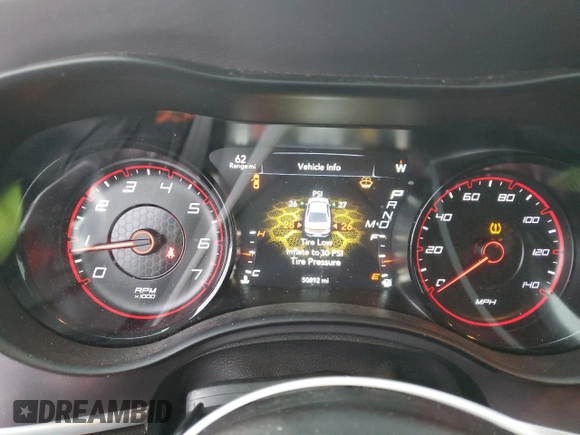 2019 Dodge Charger SXT with VIN 2C3CDXJG6KH730441, listed as a Copart auction lot 87877955 with 50,892 mi miles and Salvage Title. Bid and sale history available at DreamBid. Image 9.