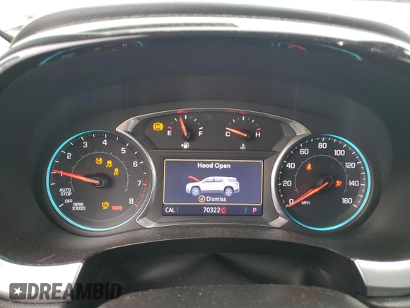 2020 Chevrolet Traverse RS with VIN 1GNEVJKW8LJ232088, listed as a Copart auction lot 60889705 with 70,322 mi miles and Salvage title. Bid and sale history available at DreamBid. Image 9.