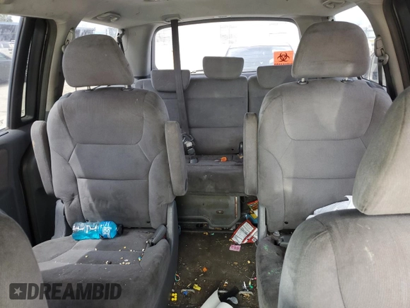 2006 Honda Odyssey EX with VIN 5FNRL38406B060183, listed as a Copart auction lot 53281125 with 204,128 mi miles and Salvage Title. Bid and sale history available at carsss.com. Image 10.