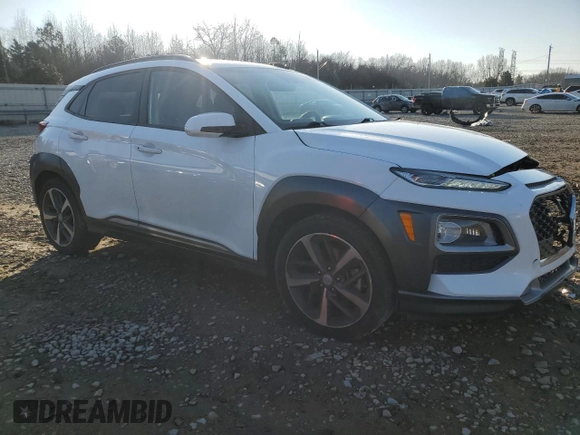 2021 Hyundai Kona Limited with VIN KM8K33A58MU715825, listed as a Copart auction lot 42233265 with 102,224 mi miles and Salvage Title. Bid and sale history available at carsss.com. Image 4.