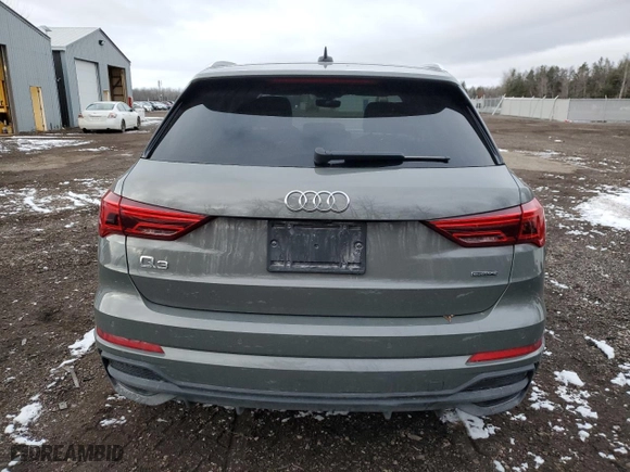 2023 Audi Q3 Technik with VIN WA1FECF35P1112578, listed as a Copart auction lot 83089454 with 32,774 mi miles and Salvage Title. Bid and sale history available at carsss.com. Image 6.