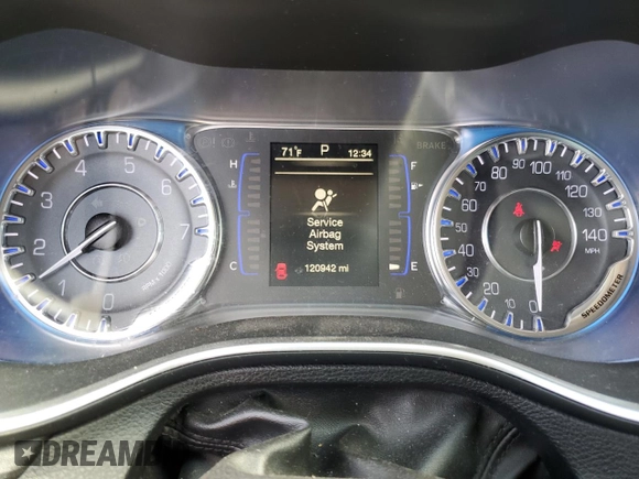 2016 Chrysler 200 LX with VIN 1C3CCCFB1GN134788, listed as a Copart auction lot 44221345 with 120,942 mi miles and Salvage Title. Bid and sale history available at carsss.com. Image 9.