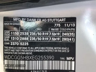 2014 Mercedes-Benz GLK 350 with VIN WDCGG5HBXEG255390, listed as a Copart auction lot 73365014 with 49,745 mi miles and Salvage Title. Bid and sale history available at DreamBid. Image 16.
