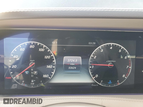 2018 Mercedes-Benz S 560 with VIN WDDUG8GB4JA387477, listed as a Copart auction lot 86575774 with 53,624 mi miles and Salvage Title. Bid and sale history available at carsss.com. Image 9.