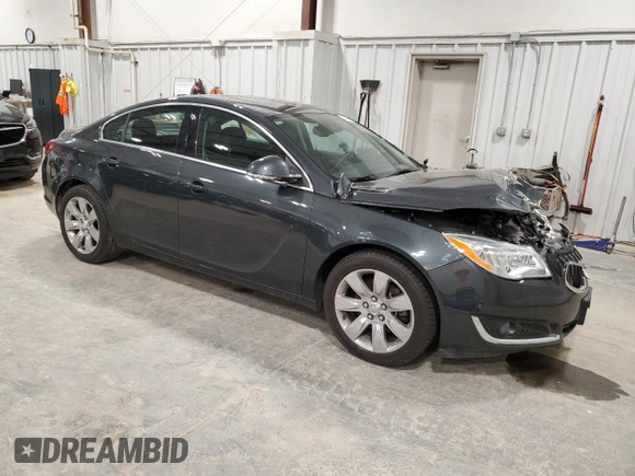 2016 Buick Regal Premium II with VIN 2G4GS5GX4G9157888, listed as a Copart auction lot 61869275 with 57,313 mi miles and Non repairable. Bid and sale history available at DreamBid. Image 4.