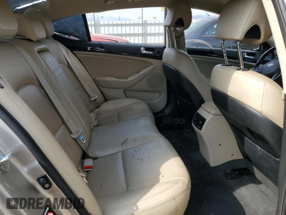 2014 Kia Cadenza Premium with VIN KNALN4D77E5126487, listed as a Copart auction lot 75335474 with 0 mi miles and Salvage Title. Bid and sale history available at carsss.com. Image 10.