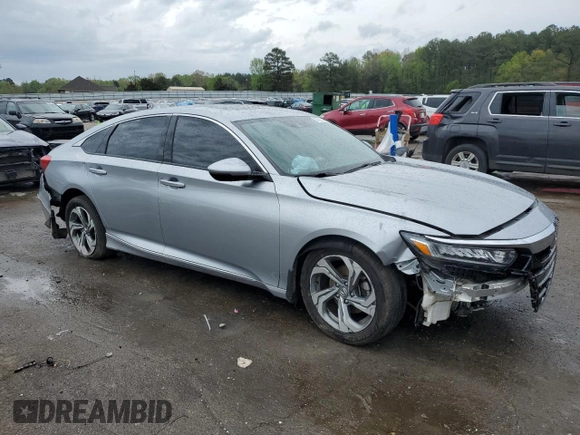 2019 Honda Accord EX-L with VIN 1HGCV1F55KA098027, listed as a Copart auction lot 50903525 with 61,514 mi miles and Salvage title. Bid and sale history available at DreamBid. Image 4.