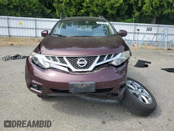 2014 Nissan Murano LE z VIN JN8AZ1MW3EW500273, wystawiony jako Copart lot #58333095 z przebiegiem 46 474 mil mil oraz Szkoda całkowita • Salvage title. Historia ofert i sprzedaży dostępna na DreamBid. Obrazek 5.