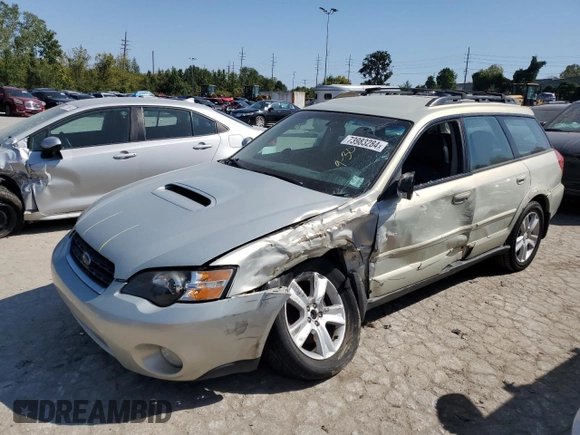 2005 Subaru Legacy Outback XT with VIN 4S4BP68C654326399, listed as a Copart auction lot 73983284 with Not provided miles and Salvage title. Bid and sale history available at DreamBid. Image 1.
