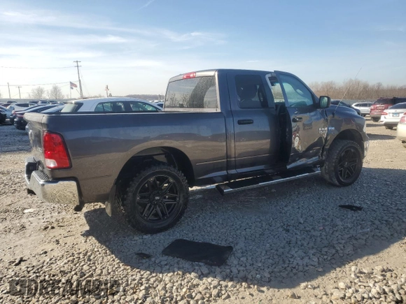 2017 Ram 1500 Express with VIN 1C6RR7FT4HS500354, listed as a Copart auction lot 47629545 with 105,444 mi miles and Clean Title. Bid and sale history available at carsss.com. Image 3.