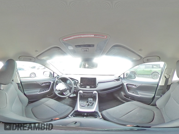 2024 Toyota RAV4 Hybrid LE with VIN 2T3UWRFV7RW200440, listed as a Copart auction lot 55034115 with 56,754 mi miles and Salvage title. Bid and sale history available at DreamBid. Image 14.