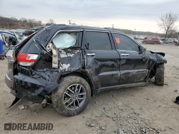 2019 Jeep Grand Cherokee Limited with VIN 1C4RJFBG3KC697859, listed as a Copart auction lot 51117275 with Not provided miles and Salvage title. Bid and sale history available at DreamBid. Image 3.