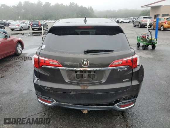 2017 Acura RDX Technology with VIN 5J8TB4H5XHL021576, listed as a Copart auction lot 60629355 with Not provided miles and Salvage title. Bid and sale history available at DreamBid. Image 6.