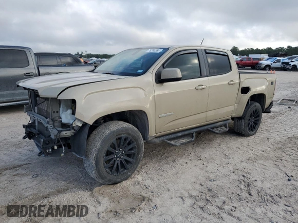 2021 GMC Canyon 2WD Elevation with VIN 1GTG5CEN3M1114046, listed as a Copart auction lot 79335554 with 53,512 mi miles and Salvage Title. Bid and sale history available at carsss.com. Image 1.