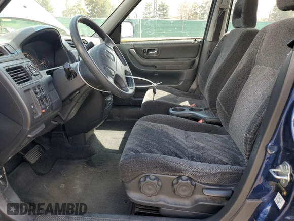 1999 Honda CR-V EX with VIN JHLRD1861XC081726, listed as a Copart auction lot 53368485 with 167,373 mi miles and Salvage Title. Bid and sale history available at carsss.com. Image 7.